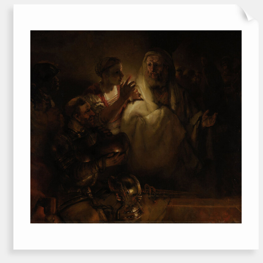 The Denial of St Peter by Rembrandt Harmensz. van Rijn