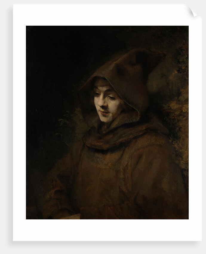 Rembrandt’s Son Titus in a Monk’s Habit by Rembrandt Harmensz. van Rijn