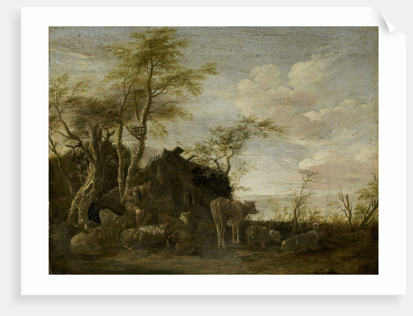 A herdsman's hut by Paulus Potter