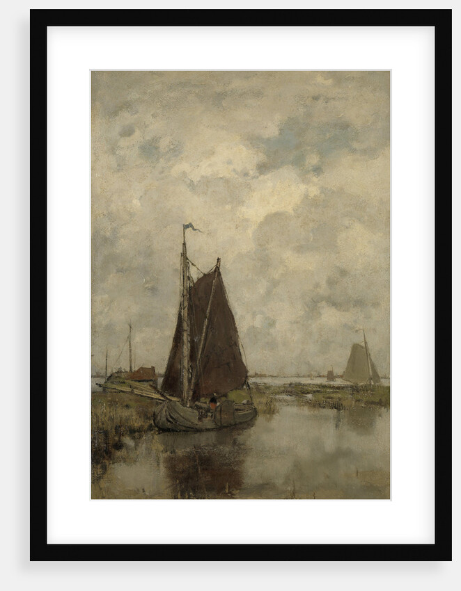 Ships in Dull Weather by Jacob Maris