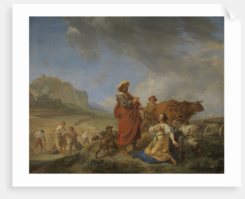 Ruth and Boaz by Nicolaes Pietersz. Berchem