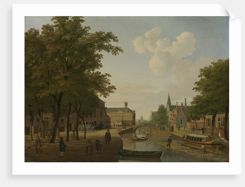 View of the Houtmarkt in Amsterdam, The Netherlands by Hendrik Keun
