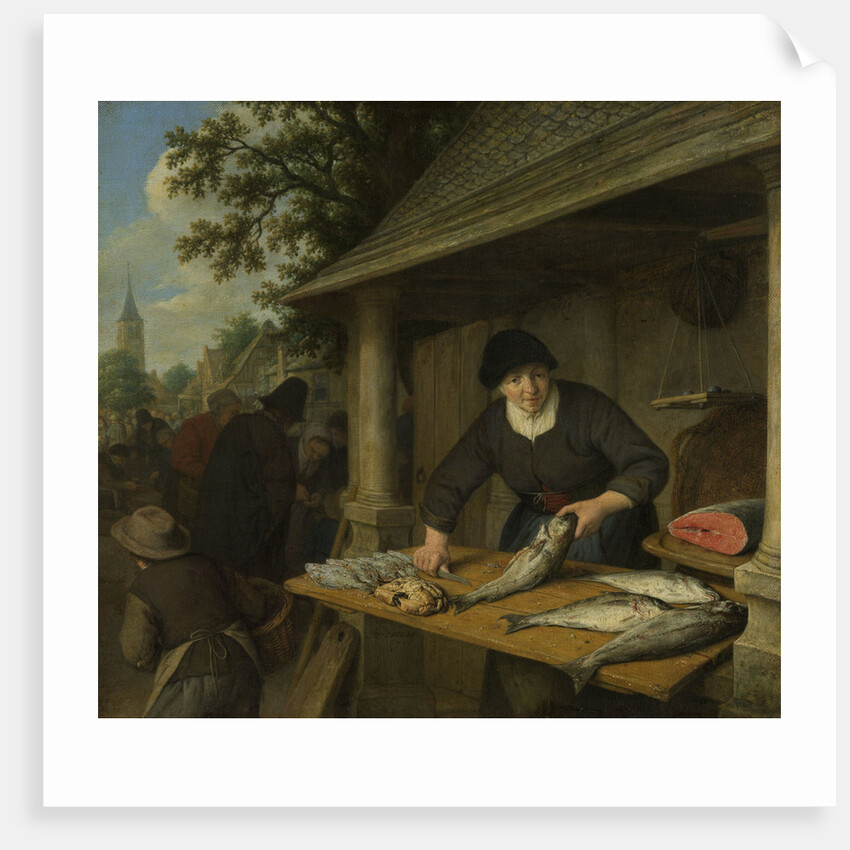 The fishwife by Adriaen van Ostade