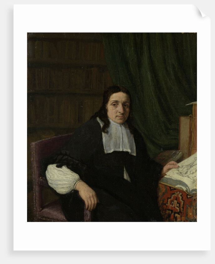 Portrait of a scholar by Adriaen van Ostade