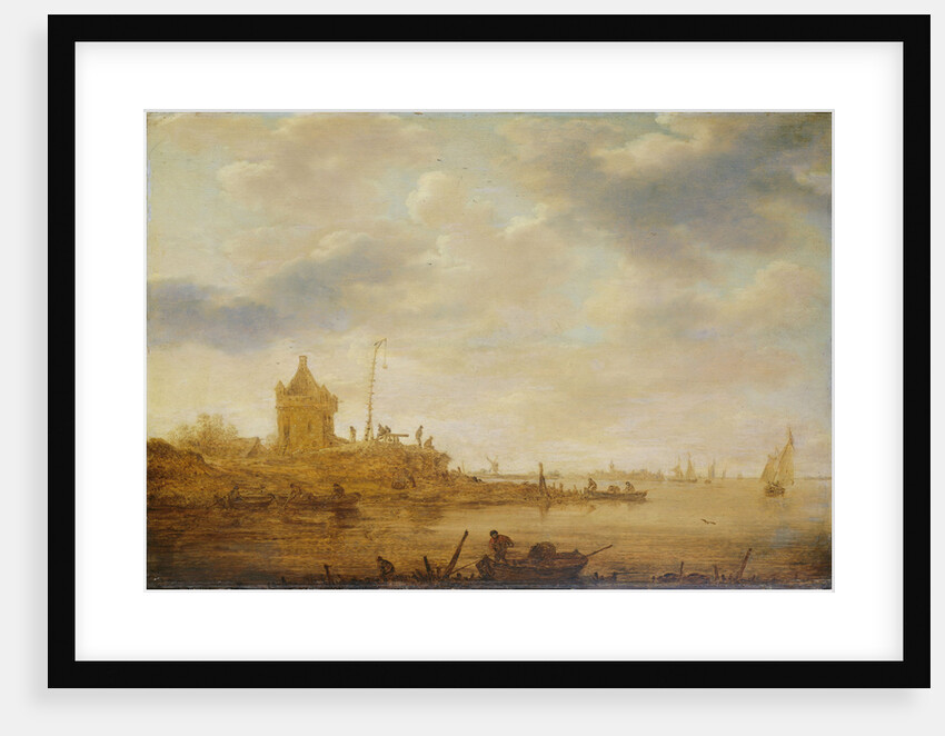 River View with Sentry by Jan van Goyen