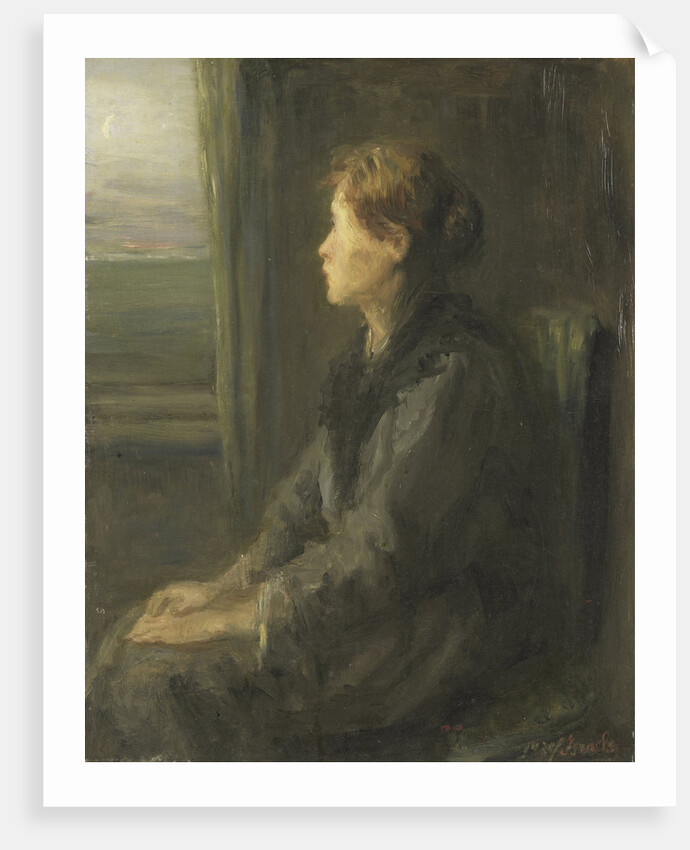 Woman near the window by Jozef Israëls