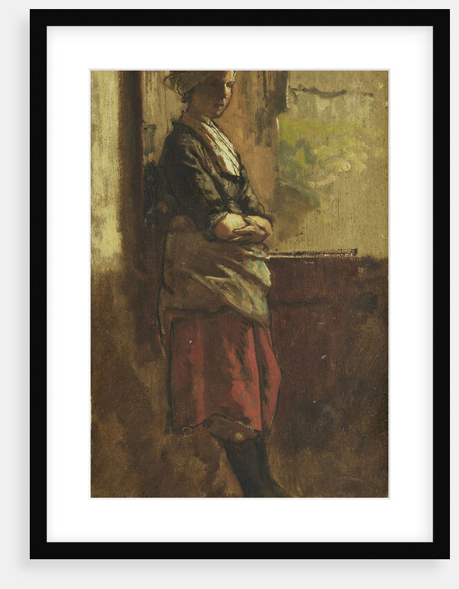 Girl at the window by Jacob Maris
