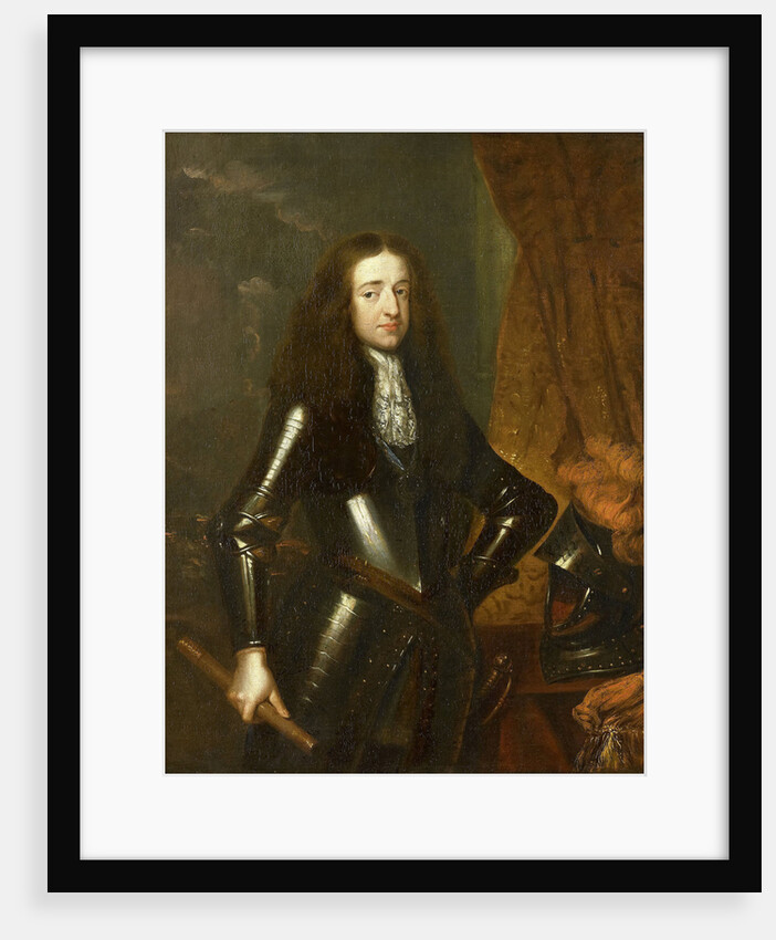 Portrait of Willem III, Prince of Orange and since 1689, King of England by Caspar Netscher