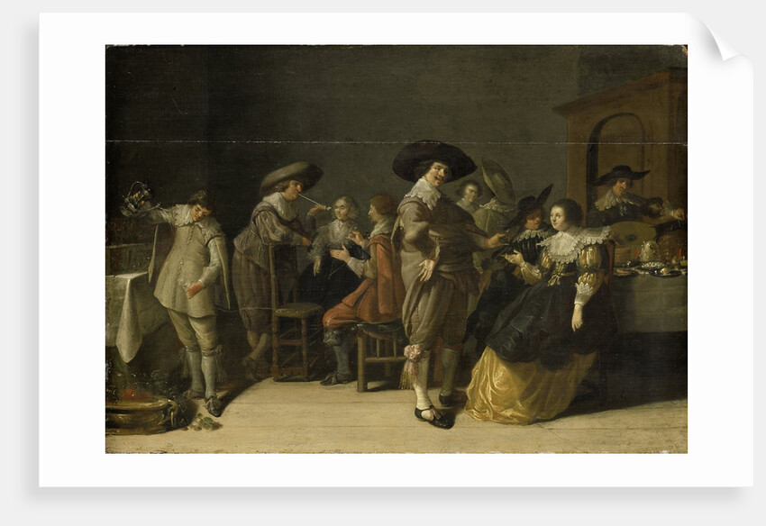 Distinguished company in a room by Anonymous