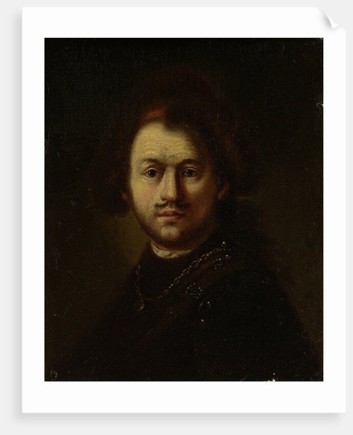 Portrait of Rembrandt Harmensz. van Rijn by Follower of Rembrandt Harmensz. van Rijn