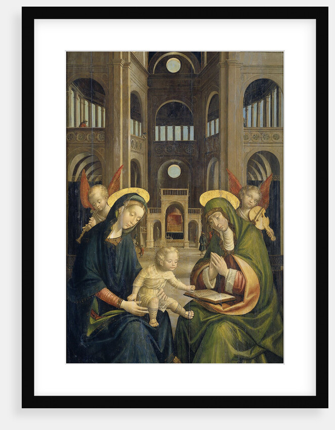 Virgin and Child with Saint Anne (Anna Selbdritt) by Defendente Ferrari