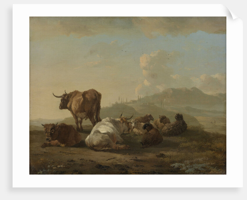 Resting herd by Willem Romeyn