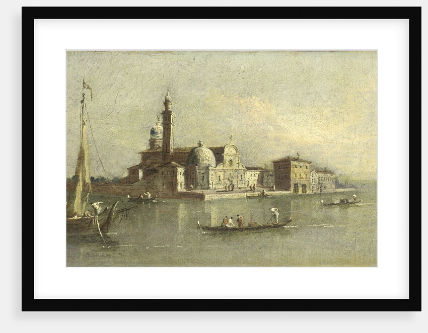 View of the Isola di San Michele in Venice Italy by Giacomo Guardi