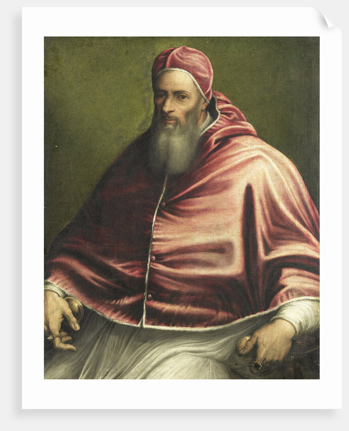 Pope Julius III (formerly entitled Pope Paul III) by Circle of Girolamo Sicciolante