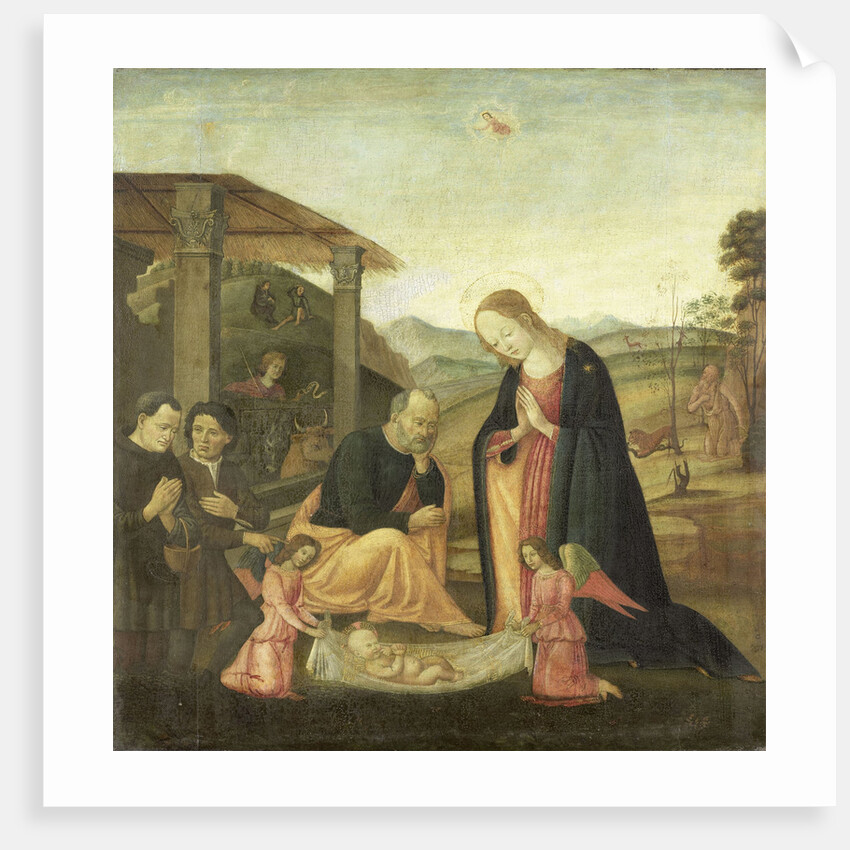 Adoration of the Christ Child by Circle of Jacopo del Sellaio
