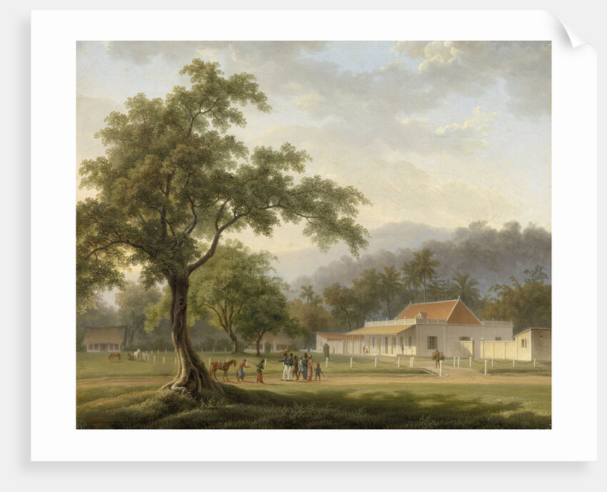 House of the Assistant Resident of Banyuwangi, East Java (Jawa Timur) Indonesia by Auguste Antoine Joseph Payen