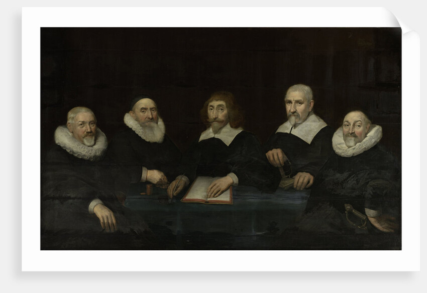 The Regents of the House of Correction of Middelburg, 1643, the Netherlands by Allaert van Loeninga