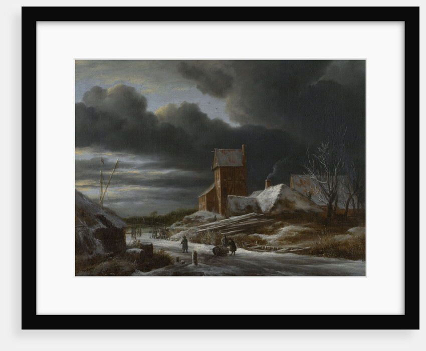 Winter Landscape by Jacob Isaacksz. van Ruisdael