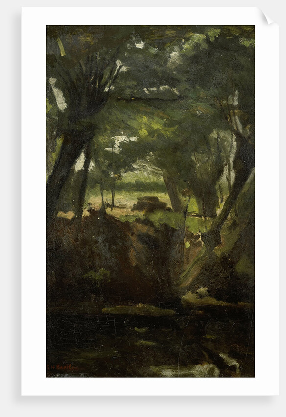 Forest scene by George Hendrik Breitner