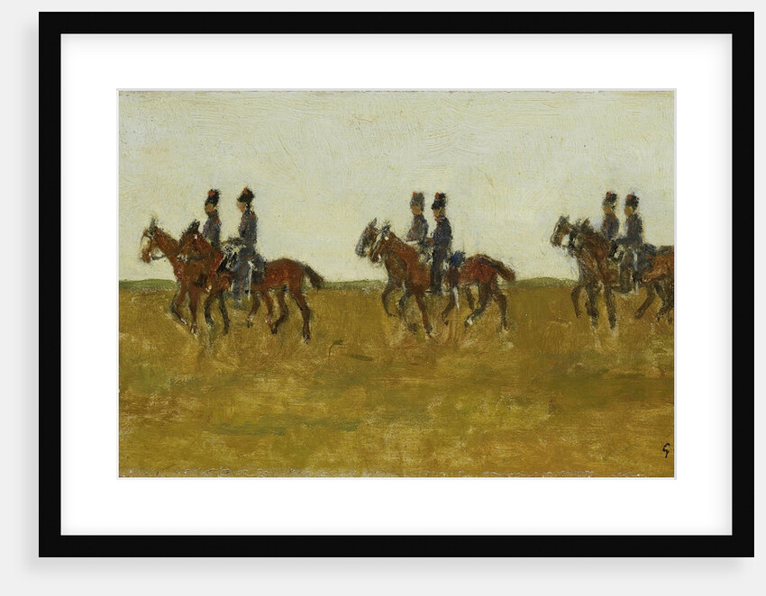 Hussars in the open field by George Hendrik Breitner