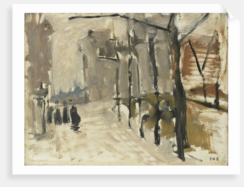 Cityscape in The Hague (?), The Netherlands by George Hendrik Breitner