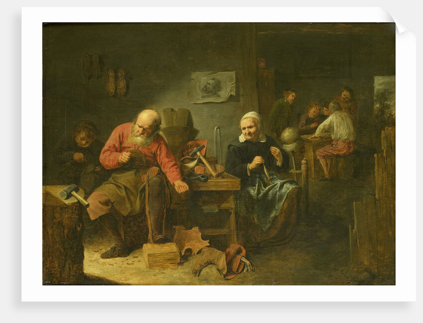A Shoemaker's Workshop by David Rijckaert III
