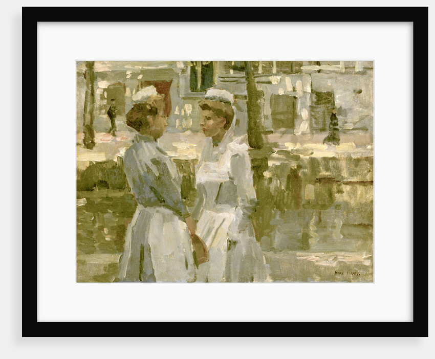 Amsterdam household maids, The Netherlands by Isaac Israels