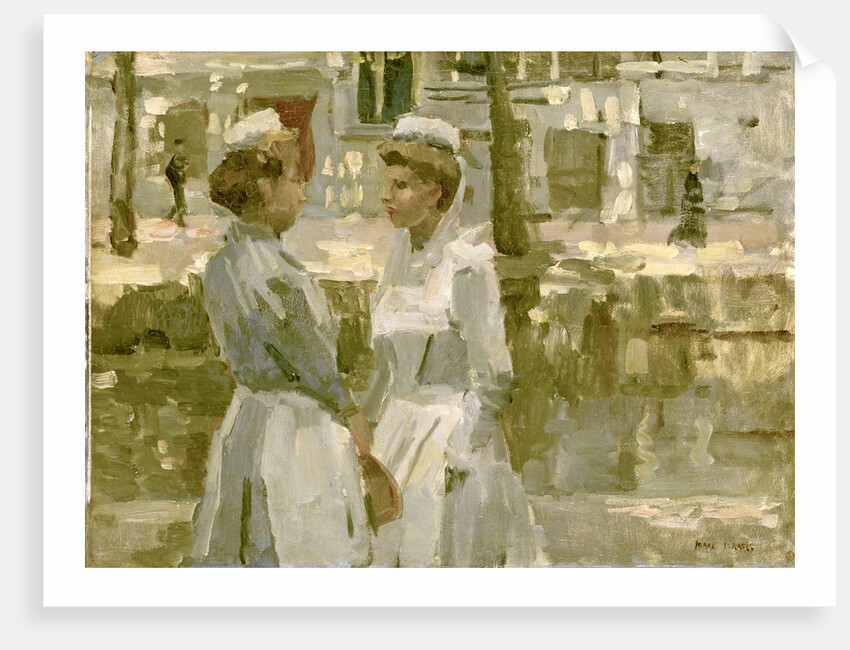Amsterdam household maids, The Netherlands by Isaac Israels