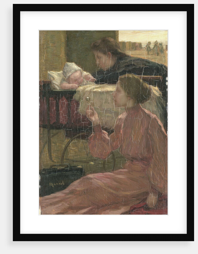 Near the pram stroller on the beach by Marinus van der Maarel