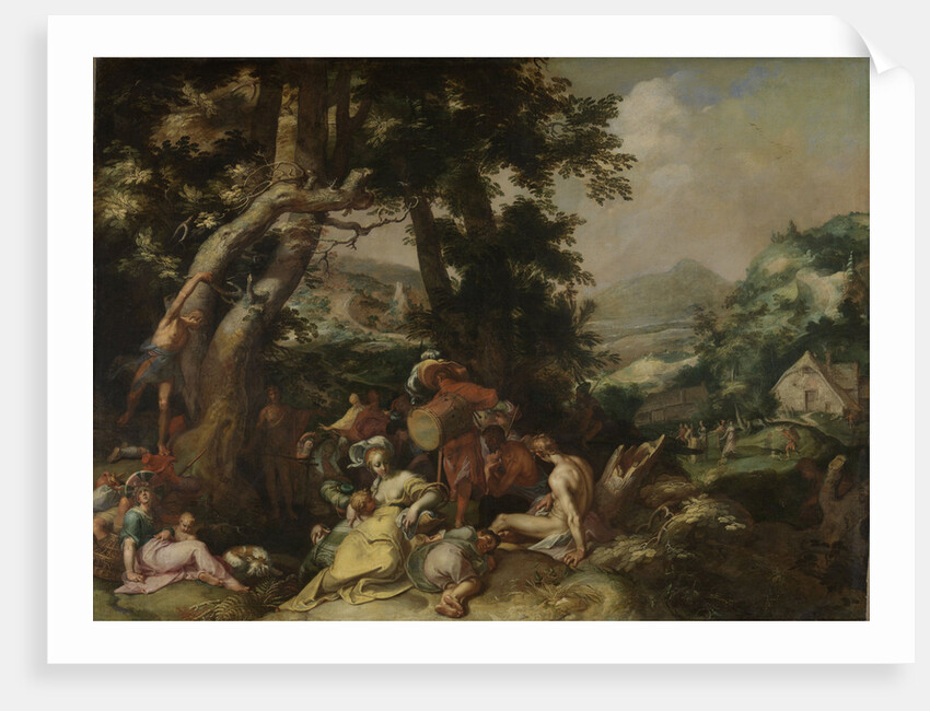 The Preaching of Saint John the Baptist by Abraham Bloemaert