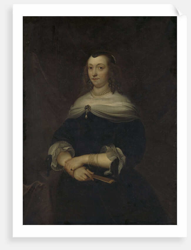 Portrait of a woman, thought to be Lucretia Boudaen by Anonymous