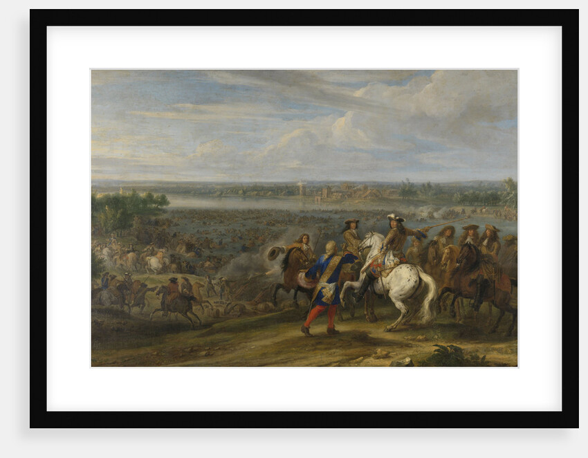 Louis XIV Crossing into the Netherlands at Lobith by Adam Frans van der Meulen