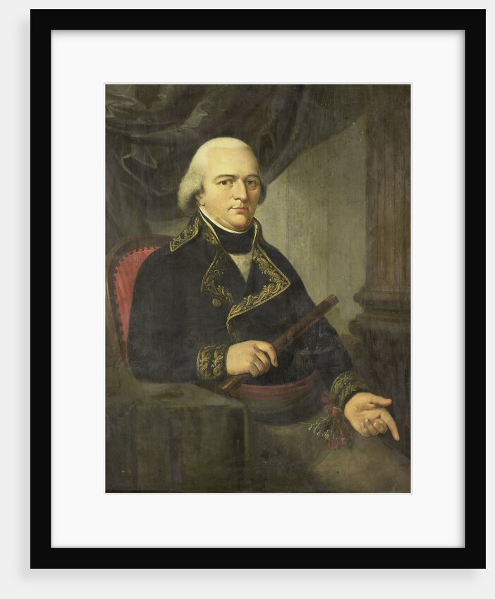 Portrait of Pieter Gerardus van Overstraten, Governor-General of the Dutch East Indies by Adriaan de Lelie