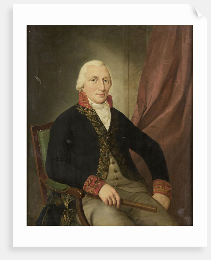 Portrait of Albertus Henricus Wiese, Governor-General of the Dutch East Indies by Adriaan de Lelie