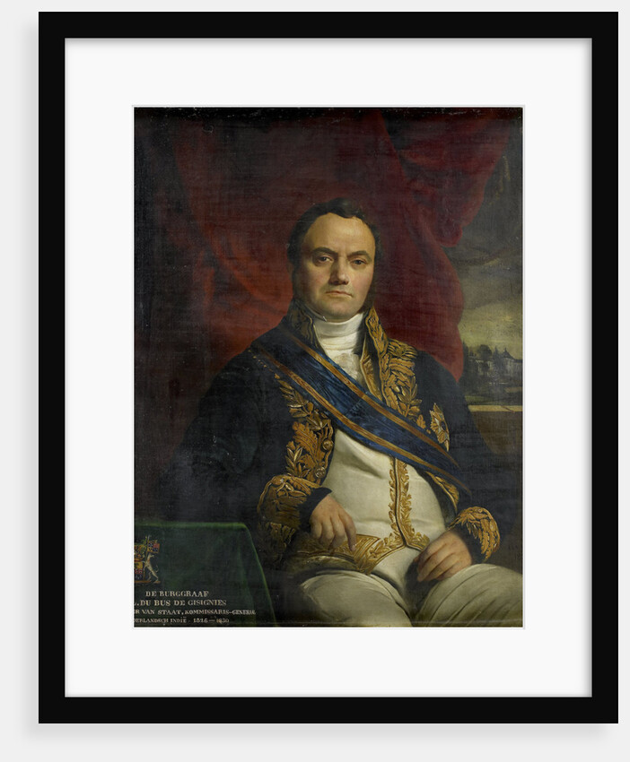 Portrait of Léonard Pierre Joseph, Viscount du Bus de Gisignies, Commissioner-General by François Joseph Navez