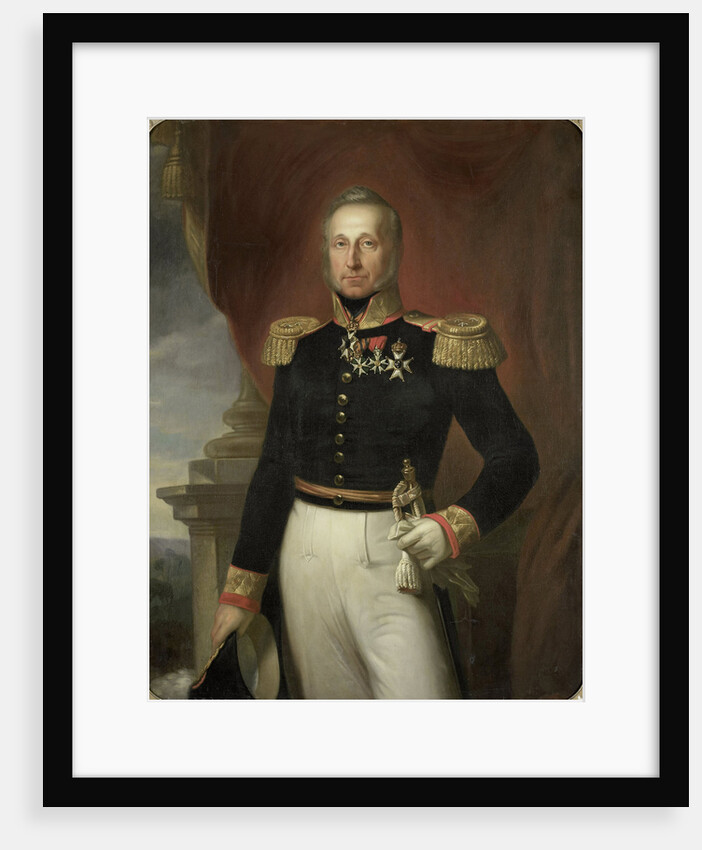 Portrait of Dominique Jacques de Eerens, Governor-General of the Dutch East Indies by Cornelis Kruseman