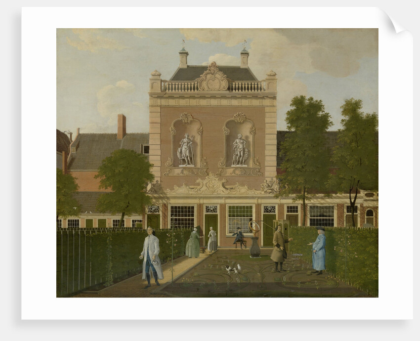 The Garden and Coach House of 524 Keizersgracht in Amsterdam by Hendrik Keun