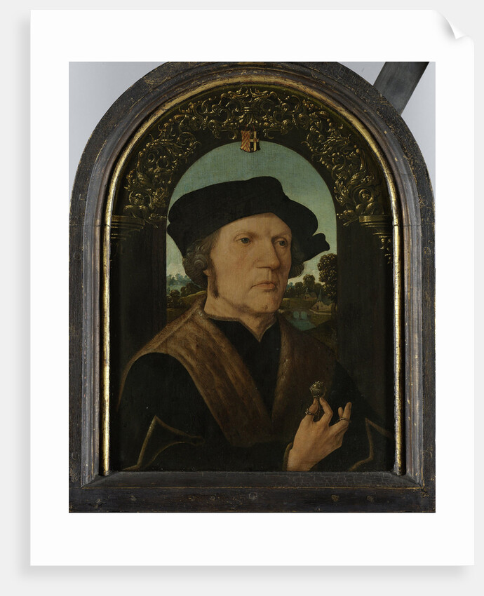 Portrait of Jan Gerritsz van Egmond, died 1523, Bailiff of Nieuwburg by Workshop of Jacob Cornelisz van Oostsanen
