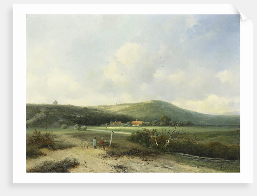 Dune landscape by Johannes Franciscus Hoppenbrouwers