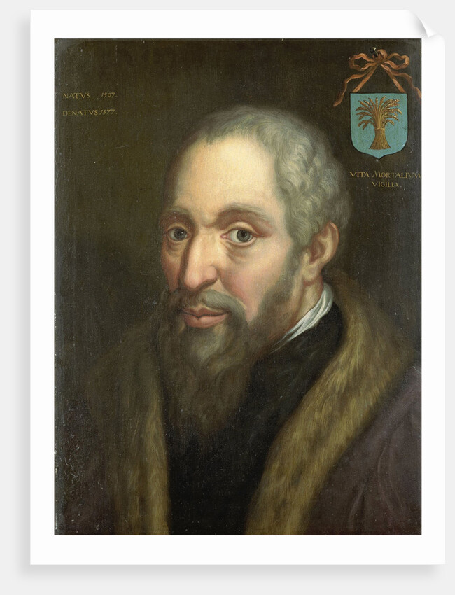Portrait of Viglius ab Zuichemus, Frisian Jurist, President of the Privy Council and Member of the Council of State by Anonymous