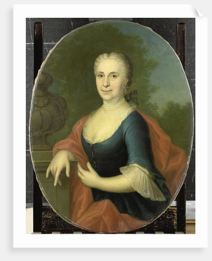 Portrait of Cornelia van Schuylenburgh, Wife of Diederik van Bleyswijk by Conrad Kuster