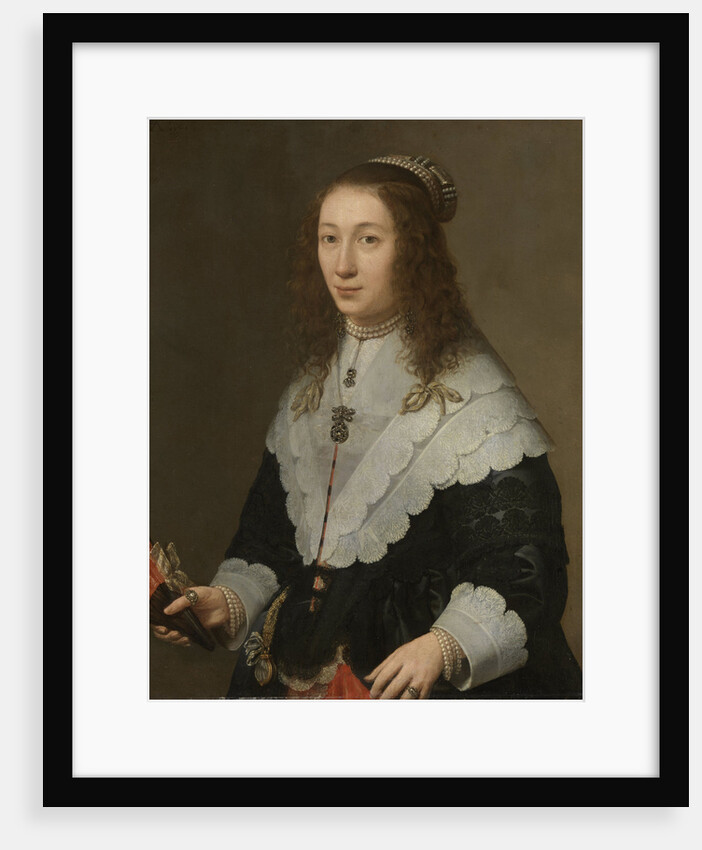 Portrait of Catharina van Well, Wife of Guilliaam van Bleyswijk by Gerard van Kuijl