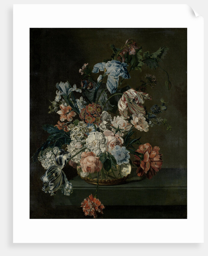 Still Life with Flowers by Cornelia van der Mijn