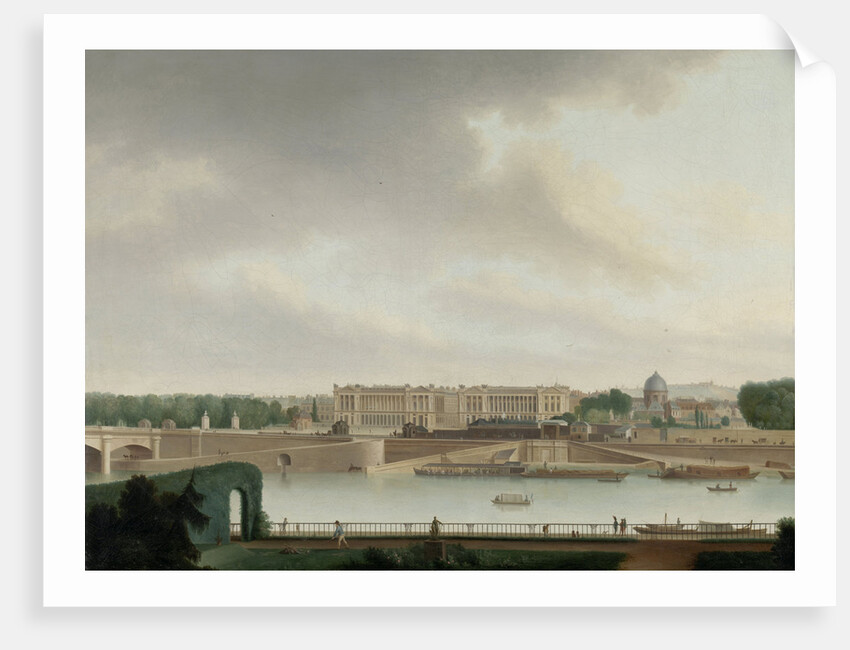 The View from the Batavian Embassy in Paris France by Josephus Augustus Knip