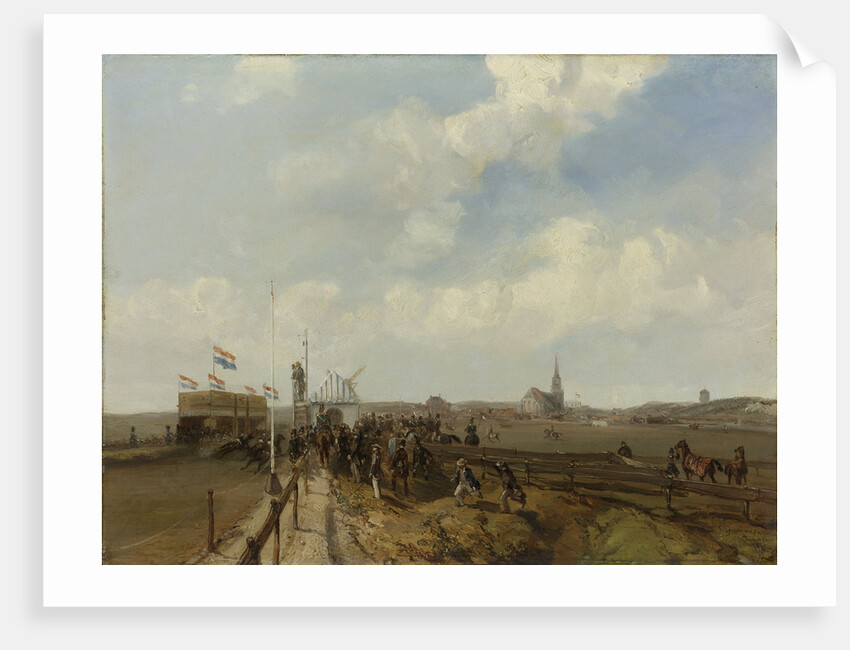 Racetrack at Scheveningen, opened 3 August 1846 The Netherlands by Charles Rochussen