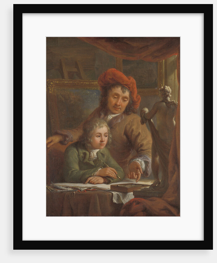 The Drawing Lesson by Abraham van Strij I