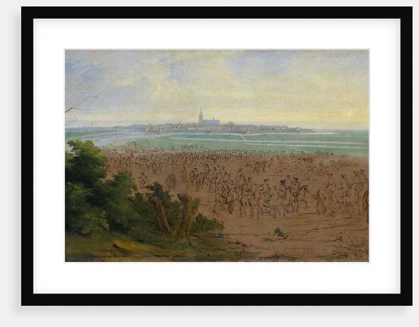 The Troops of Louis XIV before Naarden, 20 July 1672 by Adam Frans van der Meulen