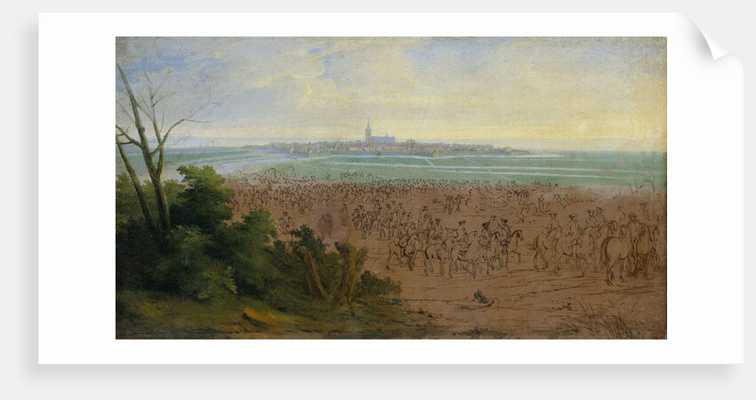 The Troops of Louis XIV before Naarden, 20 July 1672 by Adam Frans van der Meulen