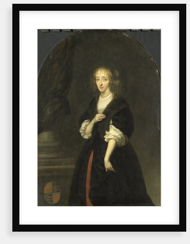 Portrait of Jacoba Bicker, wife of Pieter de Graeff by Caspar Netscher