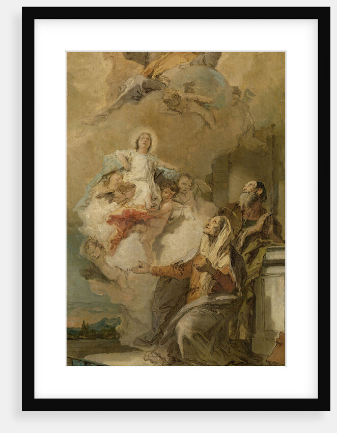 The Immaculate Conception (Joachim and Anna receiving the Virgin Mary from God the Father) by Giovanni Battista Tiepolo
